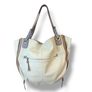 ORYANY "Joyce" Pebbled Leather Hobo Zipper Sides